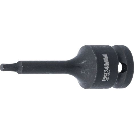 Extractor de tornillos  entrada 12,5 mm (1/2")  para el casquillo hexagonal defectuoso 4 mm (1/2)