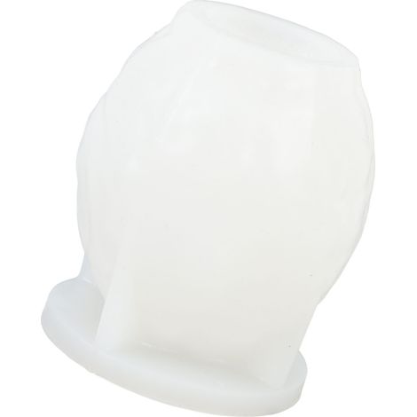 Modèle de fabrication de bougies en silicone transparent texturé à l'intérieur, facile à nettoyer, parfumé à la rose, pour la confection artisanale. (1/5)