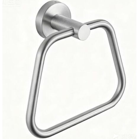 Anneau Porte-Serviettes - Accessoire de Salle de Bain en Acier Inoxydable 304 - Porte-Serviettes Mural avec Design Trapézoïdal