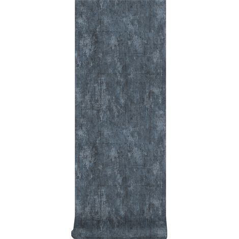 Superfresco Easy - Vliestapete - Beton/Steine - Blau - 10m x 52cm
