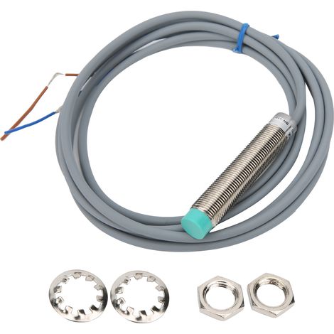 Bouton de proximité BERM, cylindre en laiton, 2 fils NO, détection inductive 10-30VDC, équipement de contrôle de puissance