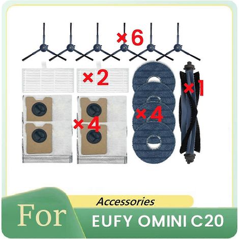 15 pièces d'accessoires pour robot aspirateur Omni C20 (1/5)