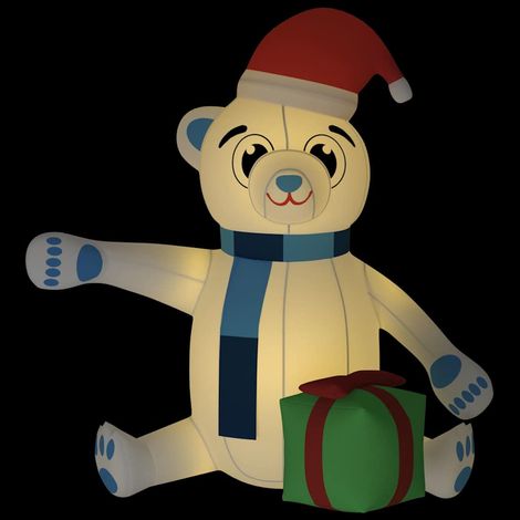 Christmas Inflatable Teddy Bear LED 180 cm vidaXL (1/5)