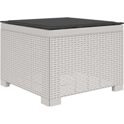 Maison Exclusive - 1-Sitzer Garten-Sofa mit Kissen Rattan-Look PP (1/5)