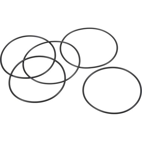 Joint Torique Nitrile Caoutchouc 77mm OD 74mm ID 1.5mm Largeur, 5 Pcs Métrique Scellage Joint pour Robinet Plomberie Automobile Réparation, Noire (1/5)