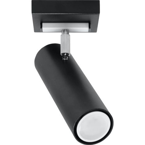 Foco Zani negro, 1 luz (1/4)