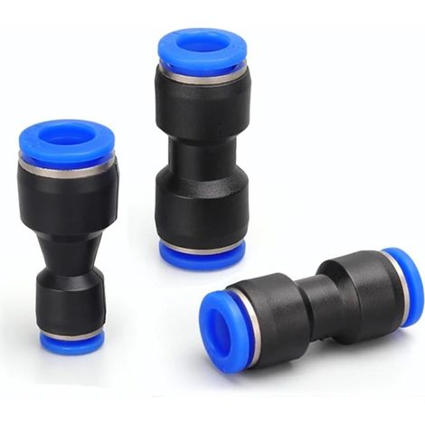 Raccords pneumatiques, connecteur en plastique PU PG 4mm 6mm à (1/5)