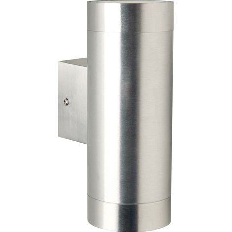 Applique murale TIN Maxi Double Aluminium Aluminium, H.19 - IP54 - GU10 /Nordlux Extérieur