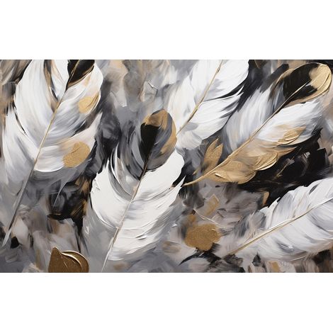Papier peint panoramique - Plumes - 130 cm x 83 cm (1/2)