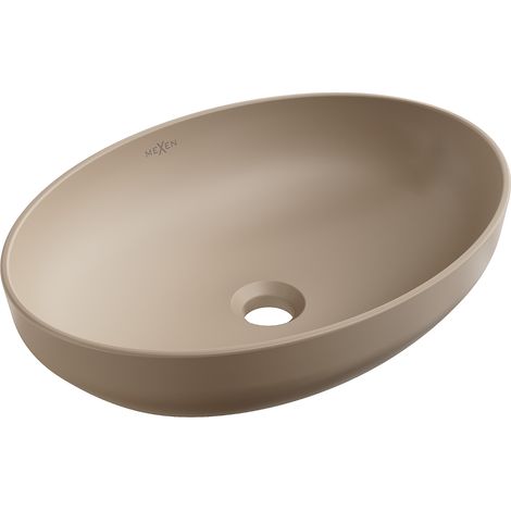 Mexen Cornelia lavabo da appoggio 50 x 37 cm, cappuccino opaco - 21885064 (1/5)