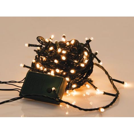 Sparkle Light Led - 8 M - 120 Lampade Bianche Arizona - Filo Verde - Modulatore