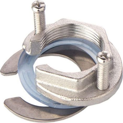 1 Kit écrou fixation, acier inoxydable 304, ouverture 14 mm, diamètre 32 mm, robinet cuisine salle de bain (1/5)