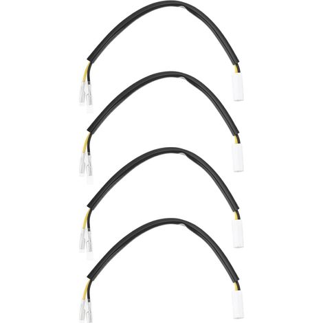 Lot de 2 Paires de Cables de Relais de Clignotants ¨¤ 2 Broches de 22,5 Cm Compatibles avecYAMAHA MT03/07/09 2016-2019 Les Feux de Moto (1/5)