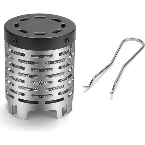 Chauffage de camping en acier inoxydable, chauffe-mains d'hiver, réchaud à gaz multifonctionnel pour le camping, fournitures pour tentes, réchauds de cuisine portables (1/5)