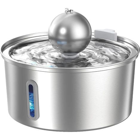 Fontaine à eau pour chat, design automatique, grande capacité, vert (1/2)
