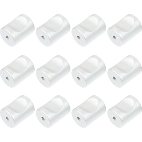 cylindriques percés pour meubles lot de 12 boutons en