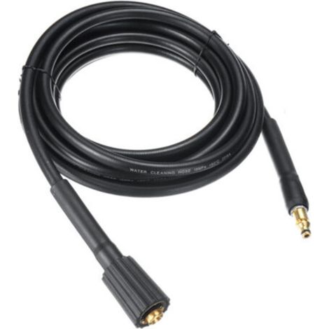 Tuyau en caoutchouc haute pression pour lave-auto, longueur 10 m, diamètre intérieur 6 mm, compatible avec les modèles C100, C110, C120 et C130S, tuyau de sortie d'eau résistant (1/5)
