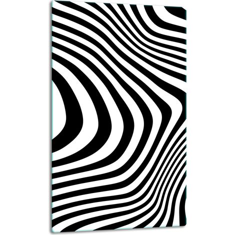 TABLERO DE MESA DE PANEL DE CRISTAL 30x52 ZEBRA (1/5)