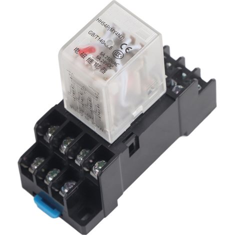 Mini relais électromagnétique intermédiaire avec base pour ateliers d'usine HH54P(MY4NJ) (1/5)