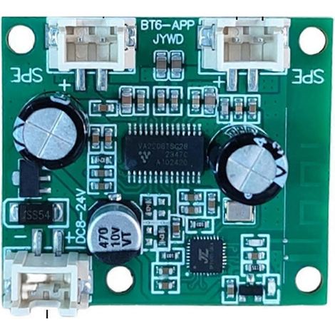 8V/12V/24V Bluetooth-Stereo-Audiomodul mit App, 10W/15W Bluetooth-Verstärkerplatine (europäischer Stecker), TWS-Funkkoppler (1/5)