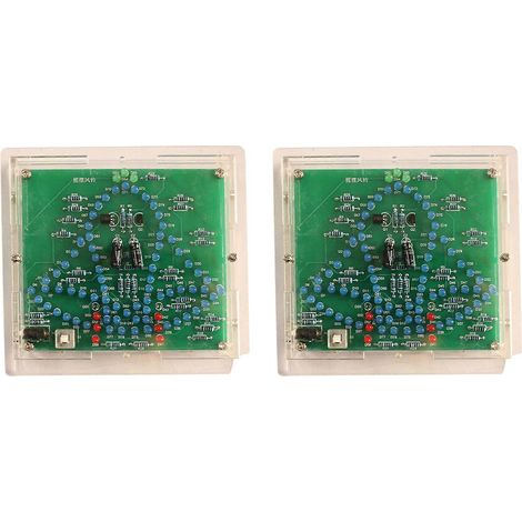 2X kit électronique DIY carillon éolien DC 4.5-5V, projet de soudure avec boîtier acrylique (1/5)