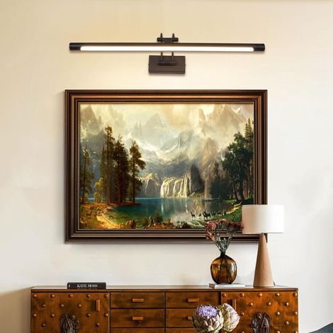1 Applique Murale LED, Bras Pivotant 270°, Acier Inoxydable, Salle De Bain, Tableau