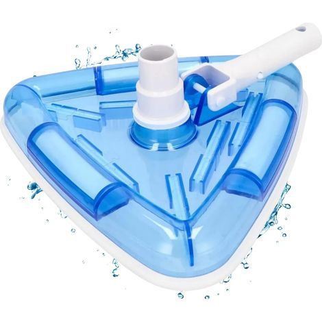 Swimming Pool Floor Suction Triangle High Quality Pool Brush for All Telescopic Poles Floor Vacuum Cleaner with 7 Brushes Easy to Clean (1/5)