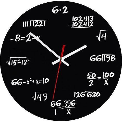 1 Stück dekorative Wanduhr für Zuhause
