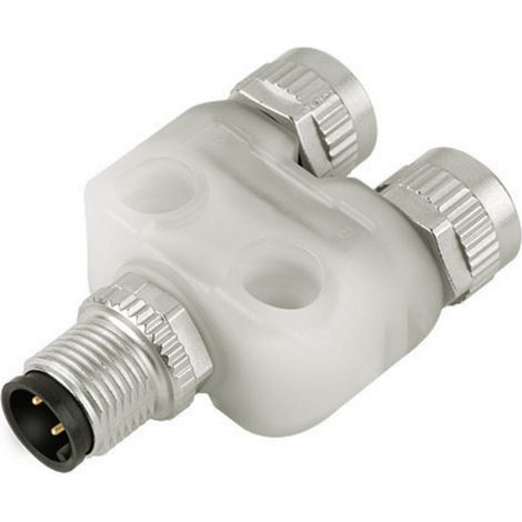 binder 79-5236-00-04 Sensor-/Aktor-Verteiler und Adapter M12 Adapter, Y-Form  Polzahl Sensoren: 4 1