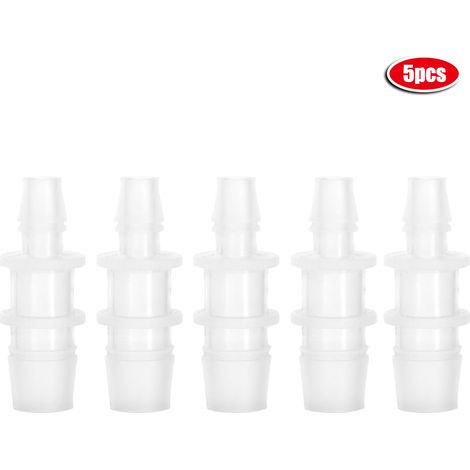 Connecteur adaptateur de diamètre Variable pour Aquarium en plastique, accessoires de tuyau de pompe à Air droit, 5 pièces 8mm/12mm (1/5)