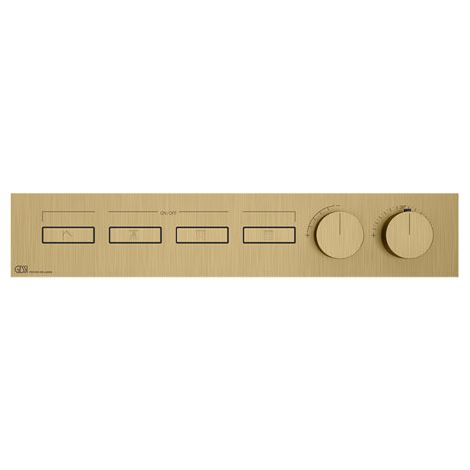 Gessi HI-FI, juego de montaje listo para 3/4 de termostato oculto