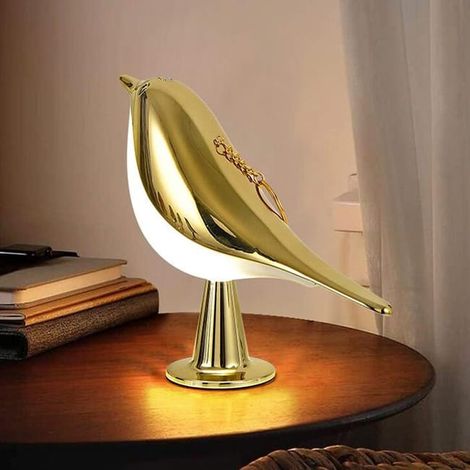 Lampe de chevet à commande tactile, belle lampe LED oiseau, lampe de chevet parfumée, lampe de nuit créative décorative (lampe aromatique) (1/3)