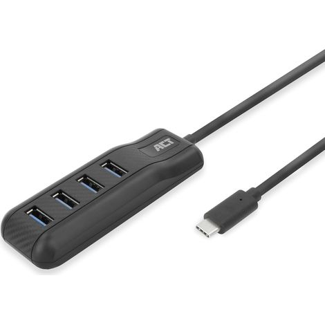 Hub USB C 4 Ports, multiprise, Longueur du câble 50 cm, USB 3.0 pour PC, Ordinateur Portable, Console (1/5)