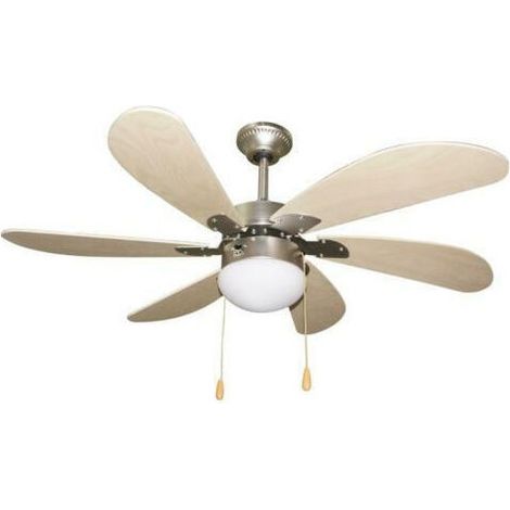 Briloner, Ventilatore da Soffitto con Telecomando, Funzione Estate-Inverno, LED 24W, Diametro 46 cm