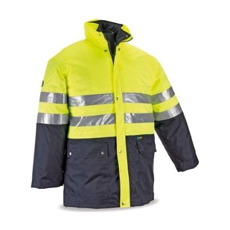 PARKA FLUO TRIPLE USO AZUL/AMARILLO T-L (288PKFMIXYFA/L) - MARCA