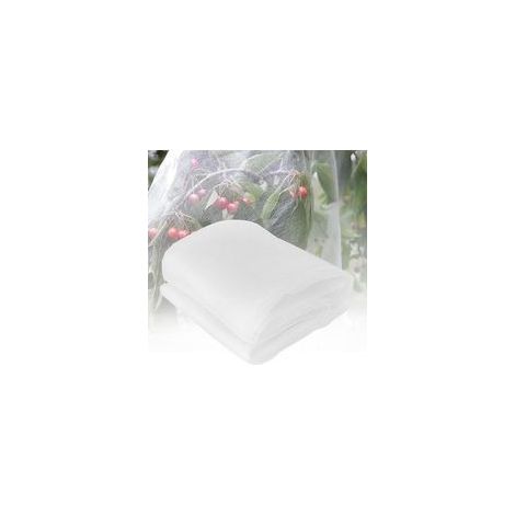 Rete anti-insetti 3 x 10 m per piante - Protezione a maglia fine per orto, giardino fiorito e frutteto - Crezuo