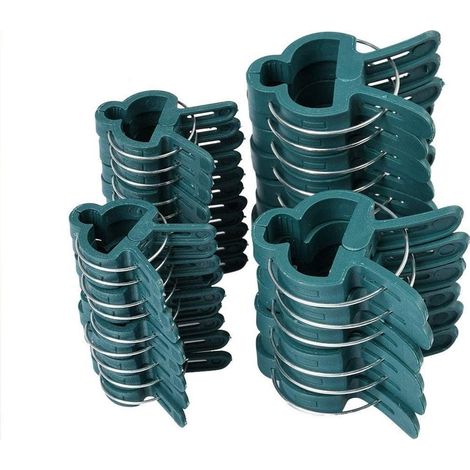 Lot de 100 clips pour plantes en 2 tailles réutilisables pour petites et grandes pousses clôtures arches de rosiers et tuteurs pour plantes grimpantes (1/5)