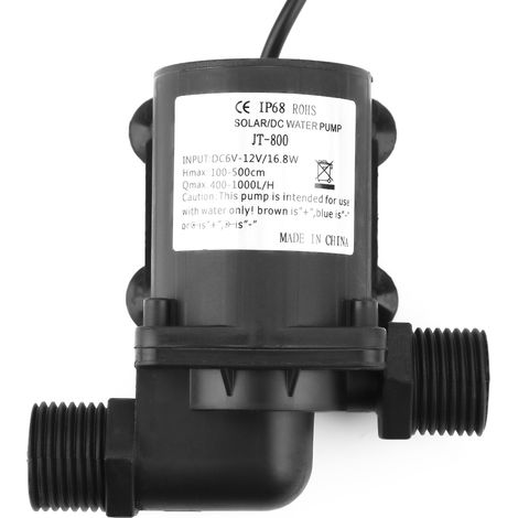 Pompe à Eau Mini Sans Balais 12V pour Petit Bassin de Jardin -40°C à 100°C (1/5)
