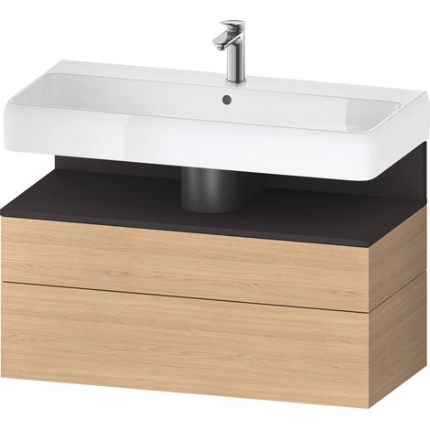 Duravit Collection One Meuble sous-lavabo, 1 tiroir et 1 tiroir, (1/2)