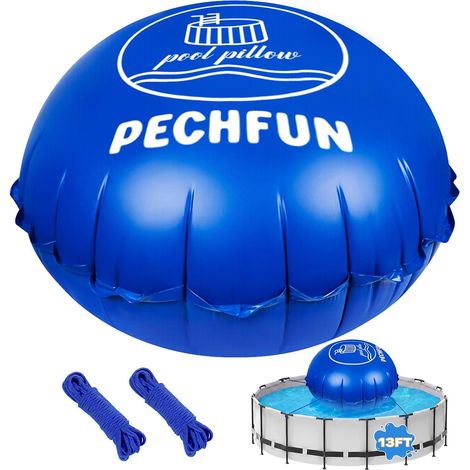 XXL 4m Coussin Piscine Hivernage  Résistance au froid Coussin Hivernage Piscine Hors Sol, avec Valve de Sécurité et Double Couture, Kit de réparation Inclus (1/5)