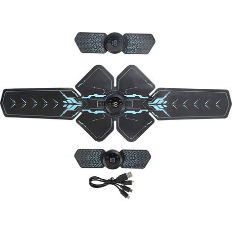 Stimulateur Musculaire EMS Sans Fil, Tonifiant Abdominal Mixte pour Ventre Dos Cuisses Mollets Bras Avant-Bras (1/5)