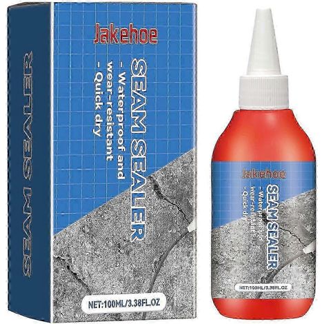 Mastic d'étanchéité pour joints, 1 pièce, transparent, élastique et étanche, pour carrelage et sols en céramique, 100 ml (1/4)