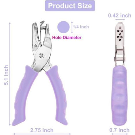 Couvercles Silicone Pour Canettes - 6 Pièces + Perforateur 1 4 Pouces - Violet - Pour Boissons Gazéifiées Et Loisirs Créatifs (1/5)