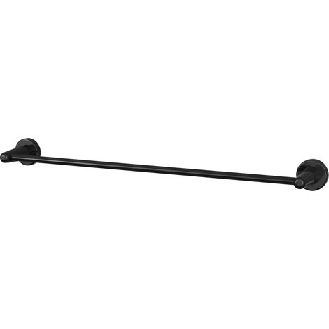 Talus - Round Magnetic Towel Bar 600mm - Black (1/3)