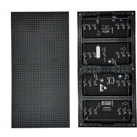 Quatre modules d'affichage LED SMD P5 intérieurs, 16 balayages, 320x160mm, matrice de points 64x32, adaptés aux panneaux d'affichage LED P5. (1/5)