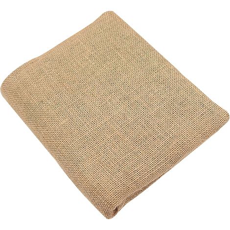 160x100cm Chemin de Table Toile de Jute Vintage de Chemin de Lavable Table Jute Chemin de Table Aspect Lin Naturel Décorations de Table pour Travaux Manuels Mariage fête Festival (1/5)