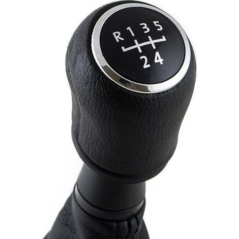 Pomello del cambio + cuffia per VW T5 / T6 03-11 a 5 marce (1/5)