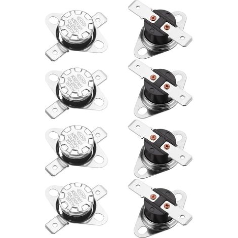 Thermostat Ksd301 20°C/68°F 10A Normalement Ouvert N.O Ajuster Interrupteur de Température à Disque Snap 8Pcs, Matériau Bakélite (1/4)