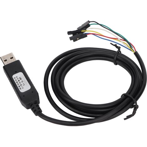 Câble série USB vers TTL 6 broches, 1,5 mètre, débit 50 bps à 2 Mbit/s, câble console de débogage pour ordinateur (1/5)