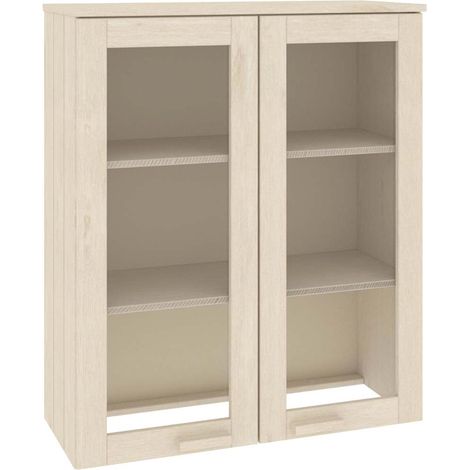 Maison Exclusive - Piano Credenza HAMAR ambra 85x35x100 cm Legno Massello di Pino (1/5)
